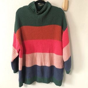 American eagle colorful knitted sweater